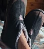 img 1 attached to Men'S Winter Slippers Memory Foam Booties With Sherpa Plush Lining, Non-Slip Rubber Sole, Indoor/Outdoor 7-14 review by Jason Holt