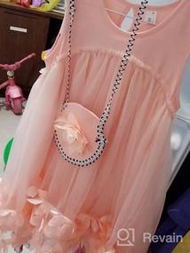 img 6 attached to Girls Dress Handbag Purple Princess: Stylish Clothing for Little Girls