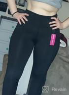 img 1 attached to High Waisted Crop Yoga Pants With Tummy Control And Pocket For Women'S Workout And Running review by Jamie Mason