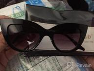 img 1 attached to Retro Cool: Slocyclub Square Sunglasses For Ultimate UV Protection review by Chris Martin