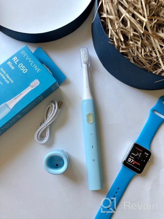 img 2 attached to Audio toothbrush Revyline RL 050, blue review by Krisha Thakur ᠌