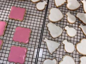 img 7 attached to Wedding Cookie Cutter Set-7 Piece-3 Inches-Heart, Diamond Ring, Wedding Cake,Wedding Dress, Rectangle, Square And Oval Plaque Cookie Cutters Molds For Bridal Shower Engagement