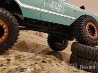 img 1 attached to Red 1.0 Beadlock Wheels And Tires Set By INJORA - 4 Metal Micro Crawler Tires For Axial SCX24 90081 Gladiator, Bronco C10, Deadbolt - Ideal For 1/24 RC Crawler Cars review by Shawna Williams