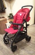 img 1 attached to 👶 Inglesina Zippy Light Stroller - Lightweight Stroller with Car Seat Compatibility and Bonus Premium Accessories in Vibrant Raspberry Purple review by Lang Lang Buana ᠌