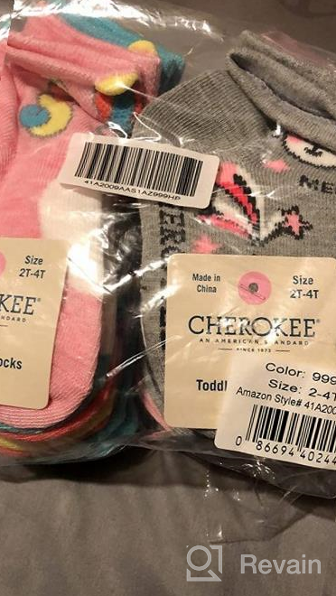 img 1 attached to 👧 Set of 12 Shorty Socks for Little Cherokee Girls review by James Mayberry