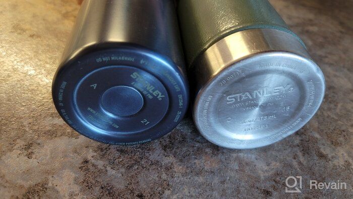 img 1 attached to Stanley Classic Trigger Action Travel Mug - 12, 16, 20 oz – Hot &amp; Cold Thermos – Double Wall Vacuum Insulated Tumbler for Coffee, Tea, and Drinks – Stainless-Steel, BPA Free review by Ada Falkowska ᠌