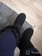 img 1 attached to ZGR Women'S Mid-Calf Winter Snow Boots With Faux Fur Lining For Warmth And Style, Ideal For Outdoor Activities And Fashion Statements review by Mark Sergio