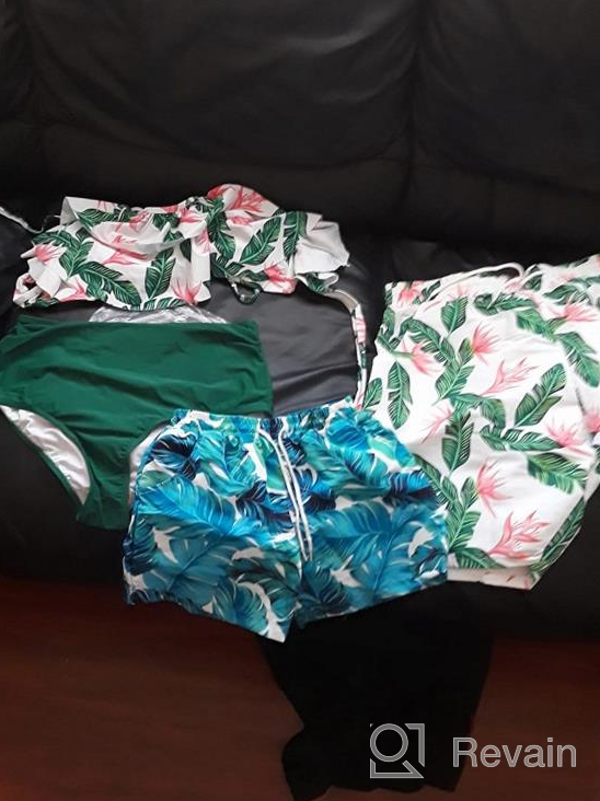 img 1 attached to Matching Swimwear Sets: PURFEEL Family Swimsuit with Boys' Clothing and Swim Options review by Jose Wititsuwannakul