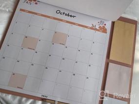 img 5 attached to Настенный календарь на 2023 год на 12 месяцев - большой магнитный календарь на холодильник с заметками для семьи и кухни