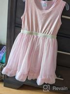 img 1 attached to DXTON Birthday Dresses with Litter Sleeves for Girls' Clothing review by Norlan Pippinmd