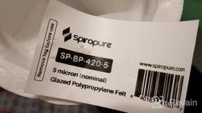 img 5 attached to Сменный фильтр SpiroPure для Pentek BP-420-100 155394-03, размер № 4, полипропиленовый рукавный фильтр, 100 микрон (40 шт.)