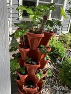 img 1 attached to Maximize Your Strawberry Yield With Mr. Stacky'S 5-Tier Planter Pot - 5 Pots To Grow Even More! review by Sebastian Erik