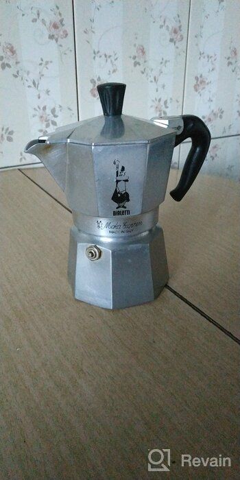 img 1 attached to Bialetti Moka Express: Authentic Stovetop Espresso Maker for Italian Coffee - 3 Cup (4.3 Oz - 130 Ml), Silver Aluminium review by Damyanti Dhasmana ᠌