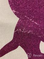 img 1 attached to Vankerter Blue Glitter HTV Heat Transfer Vinyl: 12" X 10Ft Iron-On Roll For Silhouette, Easy To Cut & Weed - Perfect For DIY T-Shirt Decoration! review by Adrian Summers