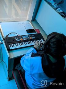 img 5 attached to Многофункциональное пианино с электрической клавиатурой для детей - обучающая музыкальная игрушка для раннего обучения с 49 клавишами, идеально подходящая для мальчиков и девочек для повышения их навыков