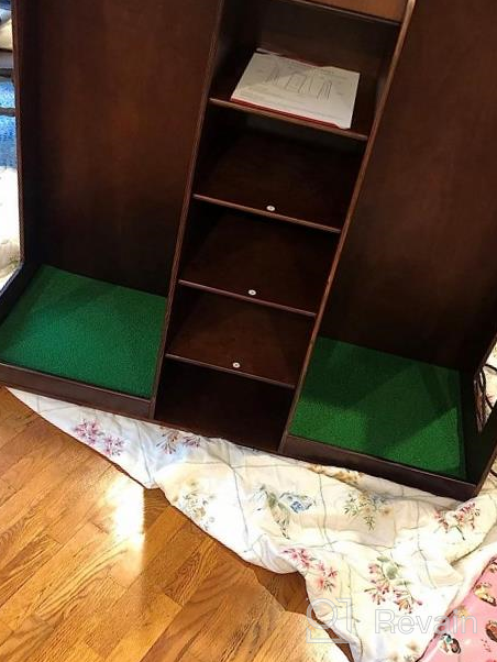img 1 attached to Streamline Your Golf Equipment With GoSports Premium Wooden Organizer And Storage Rack review by Sammie Prince