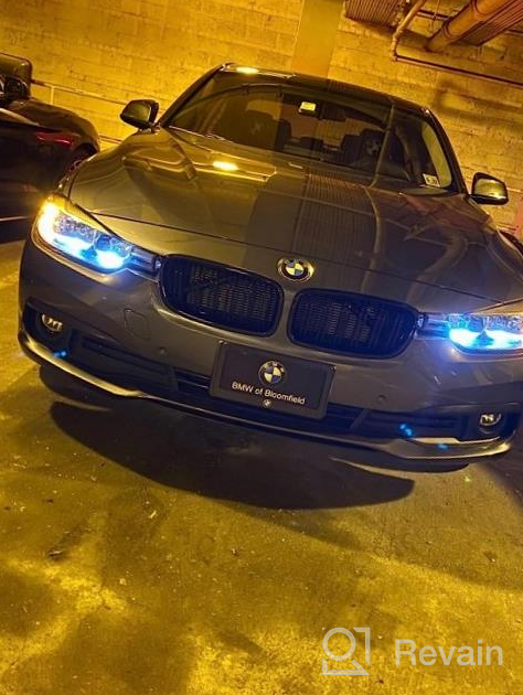 img 1 attached to BMW 3 Series F30 F31 2012-2018 Front Kidney Grille Grill Double Slats Gloss Black Zealhot F30 review by Jason Olguin