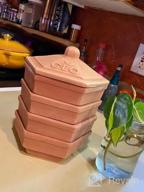img 1 attached to Terracotta Sprouter With 4 Tiers By GEO Terradisiena review by Shanee Cobb