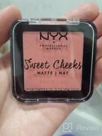 img 2 attached to NYX professional makeup Pressed Blush Sweet Cheeks Creamy Powder Matte, 11 Silence Is Golden review by Anastazja Lenarcik ᠌