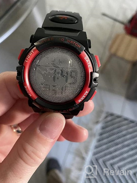 img 1 attached to 🏻 Kids Watch: Multifunctional Sport Chronograph for Boys (6-15), Waterproof & Alarm, Analog & Digital Display review by John Graves