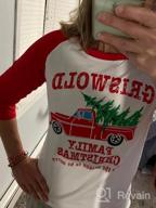img 1 attached to Merry & Chic: Griswold Family Christmas Tree Tee For Women review by Marcus West