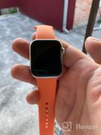 img 1 attached to Renewed Apple Watch Series 5 - 40MM GPS + Cellular in Gold Aluminum Case with Pink Sport Band review by Anastazja Gbka ᠌