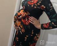 img 1 attached to Empire Waist Pregnancy Maxi Dress With Pockets - Xpenyo Maternity Casual Dress review by Dawn Gomez