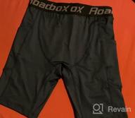 img 1 attached to Men'S Roadbox Compression Shorts: Athletic Running Spandex With Perfect Pocket review by Greg Wilkerson