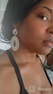 img 1 attached to Raffia Tassel Hoop Drop Earrings by BaubleStar - Handcrafted Fashion Jewelry for Women and Girls review by Brenda Smith