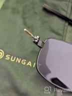 img 1 attached to SUNGAIT Polarized Sunglasses - Ultra Lightweight, Rectangular Design With UV400 Protection review by Devon Dober
