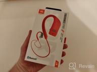 img 3 attached to JBL Endurance SPRINT Wireless Headphones, red review by Kai Shift ᠌