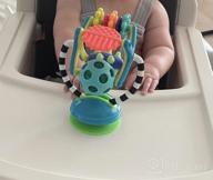 img 1 attached to Sassy Teethe & Twirl Sensation Station 2-In-1 Suction Cup High Chair Toy Developmental Tray Toy For Early Learning For Ages 6 Months And Up review by Nick Mitchell