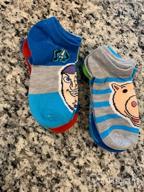 img 1 attached to Colorful Toy Story 4 Boys' Blue No Show Socks in Medium Size review by Joe Drew