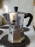 img 1 attached to Bialetti Moka Express: Authentic Stovetop Espresso Maker for Italian Coffee - 3 Cup (4.3 Oz - 130 Ml), Silver Aluminium review by Eunu Cha