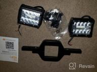img 1 attached to GOOACC LED Work Light Pods With Tow Hitch Brackets - 4 Inch 60W Off-Road Driving & Backup Lights For Trucks, SUVs, And Trailers - 2 Year Warranty review by Jose Wititsuwannakul