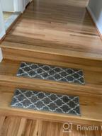 img 1 attached to Upgrade Your Stair Safety With SUSSEXHOME Polypropylene Carpet Strips - Easy To Install Runner Rugs W/ Double Adhesive Tape - Set Of 7 Decorative Mats In Brown review by Marco Maurer