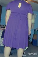 img 1 attached to Chic And Comfortable: Nemidor® Women'S Plus Size Bridesmaid Dress With V-Neckline And Stretchy Material review by Stephanie Johnson