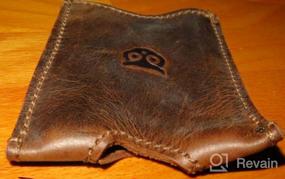 img 5 attached to 👨 Handcrafted Rustic Leather Men's Wallets, Card Cases & Money Organizers by Hide Drink