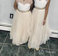 img 1 attached to Girls' Clothing: Flower Dress Wedding Pageant Gowns for Dresses review by Debbie Wells