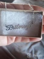 img 1 attached to Personalize Your Style with 💍 CLY Jewelry's Sterling Silver Custom Name Pendant review by James Bartels