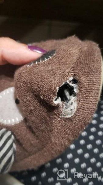 img 1 attached to 🐧 Penguin Boys' Indoor Toddler Slippers for Bedroom Shoes review by Shane Miller