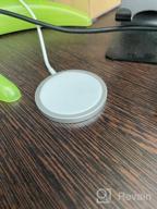 img 2 attached to Apple Magsafe Charger Wireless Charger Qi Power: 15W White review by Pornthip Muakpung ᠌