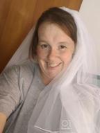 img 1 attached to Beautiful Bridal Wedding Veil With 2 Tiers And Pencil Edge Finish From SAMKY review by Chuck Shapiro