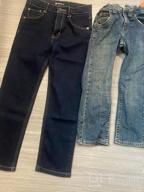 img 1 attached to High-Quality Little Boys' Adjustable Straight Fit Jeans for a Perfect Fit review by Brett Zhu