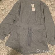 img 1 attached to Oversized Two-Piece Lounge Sets For Women With Batwing Sleeves And Jogger Pants By TECREW – Perfect Casual Sweatsuit Outfit review by Jeff Richmond