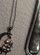 img 1 attached to Sterling Silver Sisters Necklace - Always My Sister, Forever My Friend Heart Pendant Gift review by Christopher Shavers
