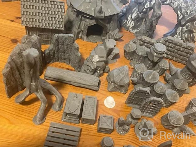 img 1 attached to 3D Printed Terrain Value Box For 28Mm Miniatures: Tabletop RPG Scenery And Wargame Terrain For Enhanced Gaming Experience review by Derek Jha