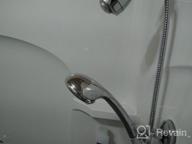 картинка 1 прикреплена к отзыву AquaDance High-Pressure Hand Shower With 6 Settings, Nozzle Protection From Grime Buildup, And Anti-Clog Design - Aqua Blue от Robert Castro