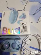 img 1 attached to Upgrade Your Audio Experience with Samsung Galaxy Buds+ Plus: True Wireless Earbuds with Improved Battery and Call Quality in White, including Wireless Charging Case and Velvet Pouch. review by Bambang Hayudi ᠌