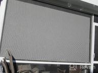 img 1 attached to Custom Light Blue Outdoor Waterproof Blackout Roller Shades - Perfect For Porch, Gazebo, Patio & More! review by Calvin Booker